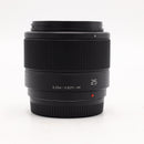 Panasonic Lumix G 25mm f/1.7 Lens *USED*