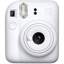 FUJIFILM instax mini 12 Instant Film Camera (Clay White) *OPEN BOX*