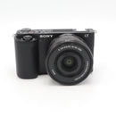 Sony ZV-E10 Mirrorless Camera with 16-50mm Lens (BLACK) *USED*