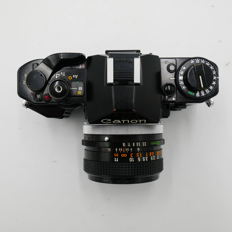 Canon A-1 35mm SLR Camera w/ 28mm Lens *USED*