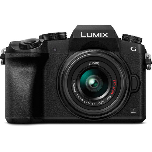 Panasonic Lumix G7 Mirrorless Camera with 14-42mm Lens (Black) *OPEN B
