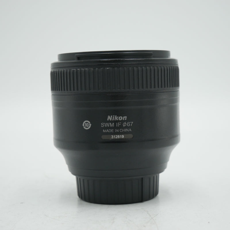 Nikon AF-S NIKKOR 85mm f/1.8G Lens *USED*