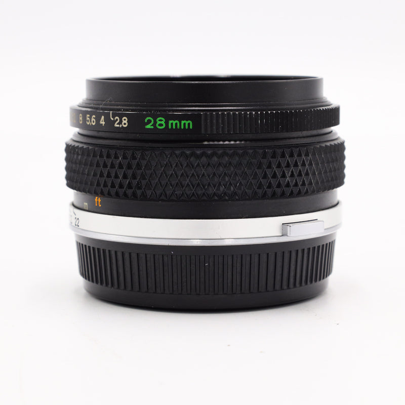 Olympus Zuiko Auto-W 28mm F/2.8 Lens for Olympus OM *USED*