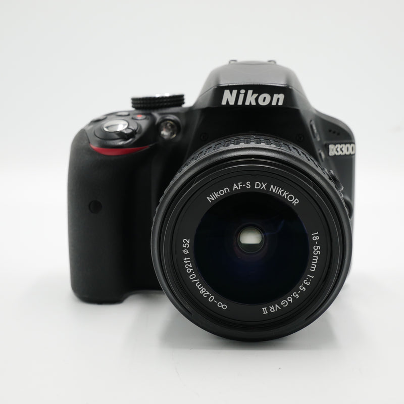 【返品保証・良品】Nikon D3300 + AF-S DX 18-55mm NIKKOR ニコン Nikon 交換レンズ 中古 保証 AF-S DX 18-55mm f/3.5-5.6