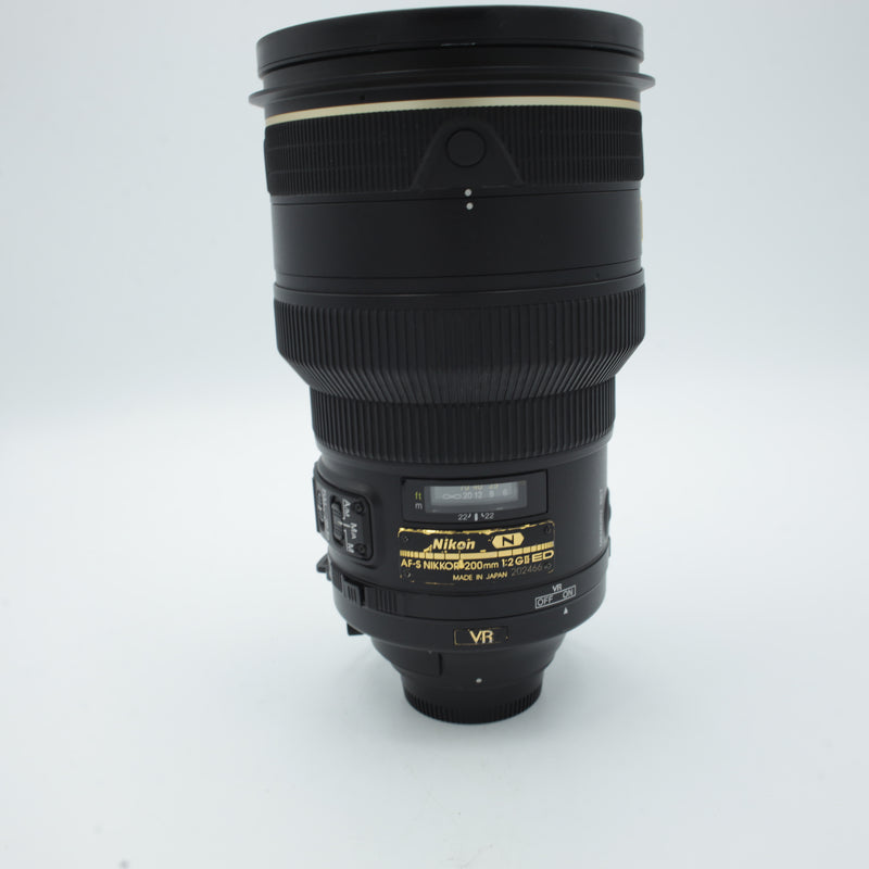 Nikon AF-S NIKKOR 200mm f/2 G II ED VR Autofocus IF Lens *USED*