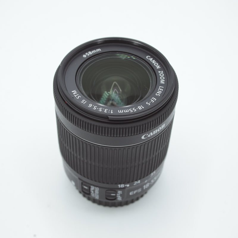 Canon EF-S 18-55mm f/4-5.6 IS STM Lens *USED*