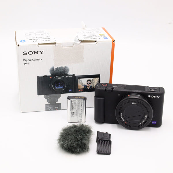 SONY 一眼レフ Sony ZV-1 Digital Camera (Black) *OPEN BOX*