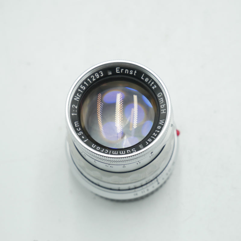 Leica 50mm F/2 Summicron Rigid (Silver) *USED*