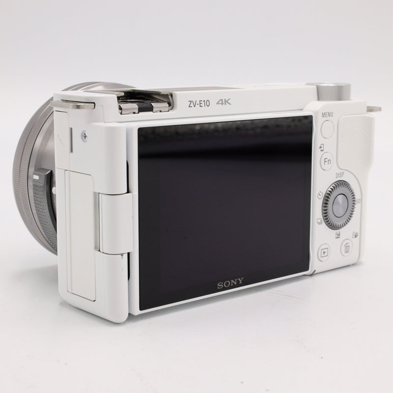 Sony ZV-E10 Mirrorless Camera Kit with 16-50mm Lens (White) *USED*