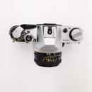 Canon AE-1 35mm SLR Film Camera w/ 50mm Lens (Silver) *USED*