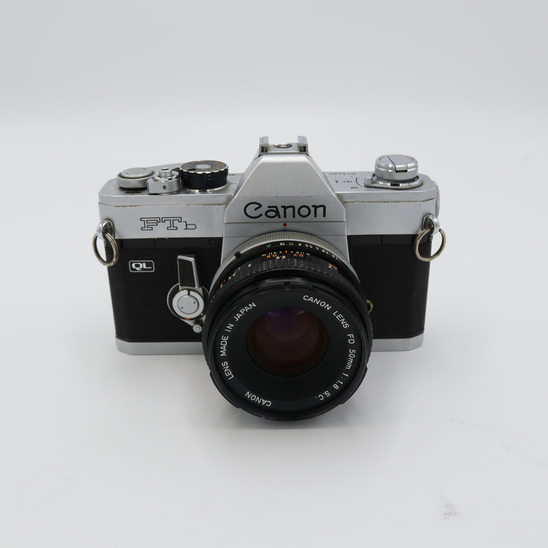Canon FTB QL Film SLR with 50mm f/1.8 Lens *USED*
