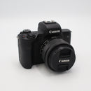 Canon EOS M50 Mirrorless Digital Camera with 15-45mm Lens (Black) *USED*