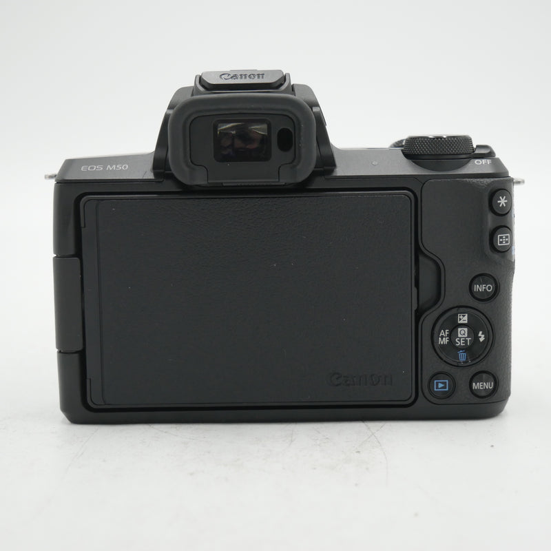 Canon EOS M50 Mirrorless Digital Camera with 15-45mm Lens (Black) *USED*