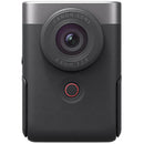 Canon PowerShot V10 Vlog Camera (Silver) w/ ProMaster Bluetooth Remote Tripod *OPEN BOX*
