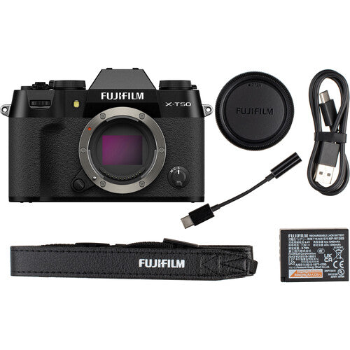 FUJIFILM X-T50 Mirrorless Camera (Black) *OPEN BOX*