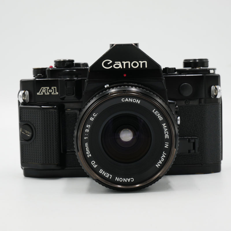 Canon A-1 35mm SLR Camera w/ 28mm Lens *USED*