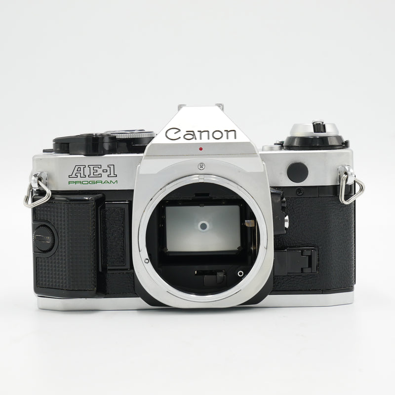 ＜動作美品＞作例あり　Canon AE-1 Program 50mm F/2 Canon AE-1 program 35mm film SLR Manual Focus Camera w/ FD