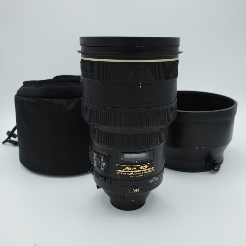 Nikon AF-S NIKKOR 200mm f/2 G II ED VR Autofocus IF Lens *USED*