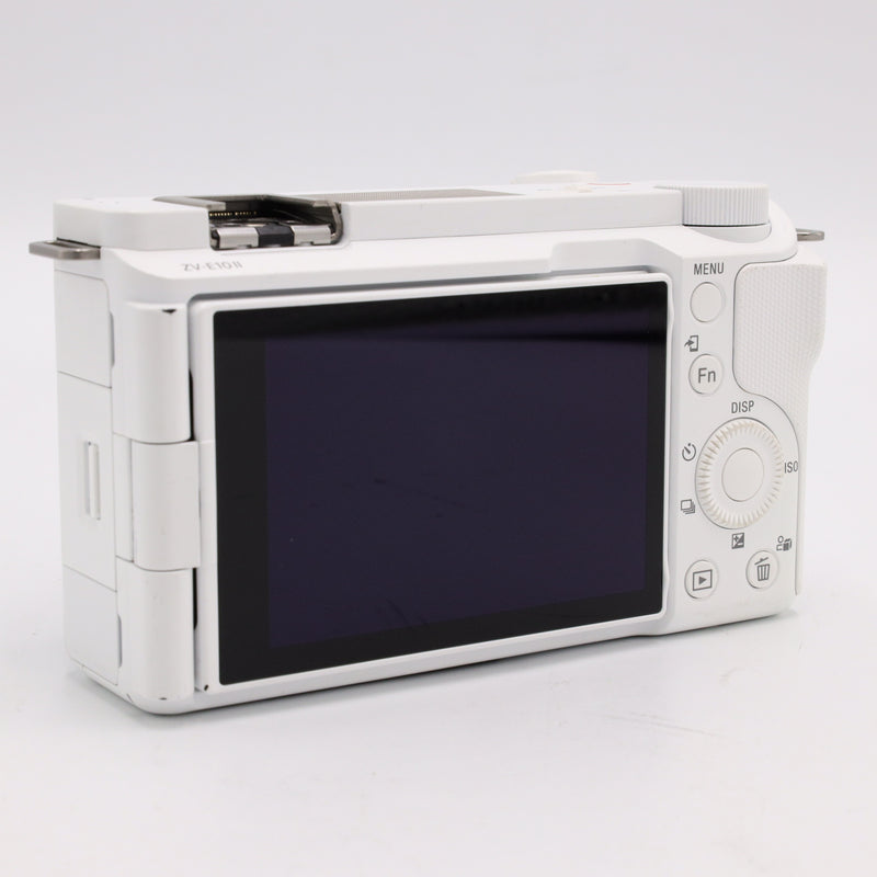 【極美品】SONY ZV-E10 ボディ ホワイト VLOGCAM SONY VLOGCAM ZV-E10 II ダブルズームレンズキット ホワイト ZV-E10M2X