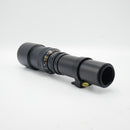 Spiratone Plura-Coat Sharpshooter 400mm f/6.3 Lens w/ T-Mount Adapter for Nikon F *USED*