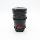 Rokinon 35mm T1.5 Cine AS UMC Lens for Canon EF Mount *USED*