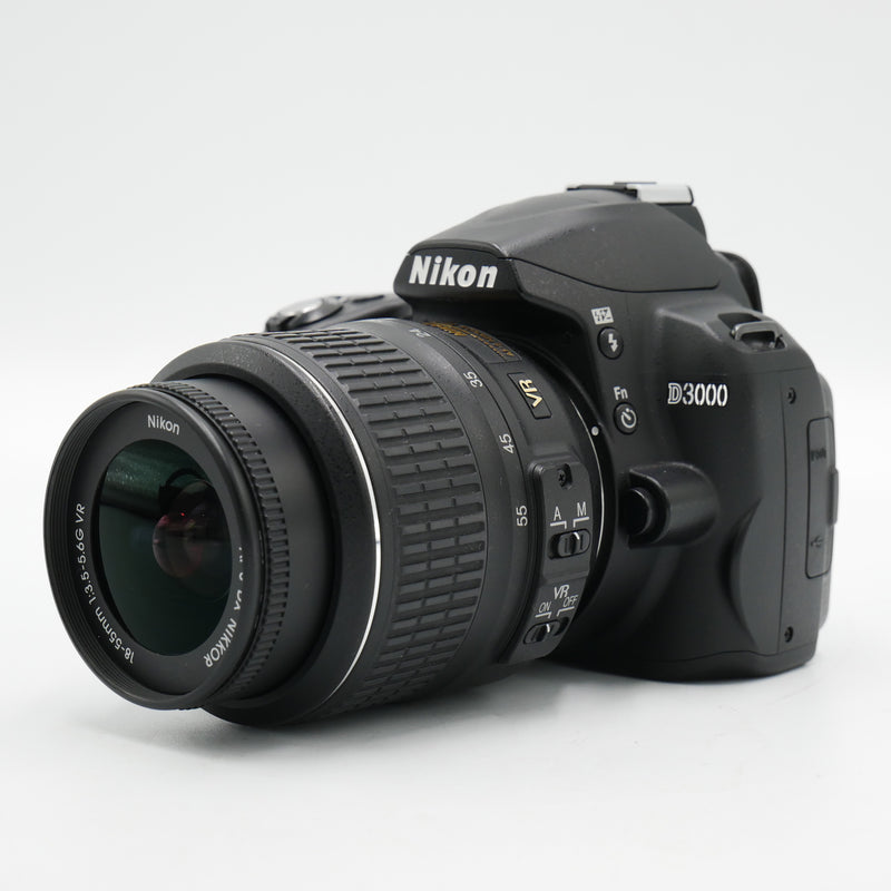 【C7070】Nikon D3000 + AF-S NIKKOR 18-55mm Nikon D3000 DSLR Camera Body W/ AF-S 18-55mm Lens 099 | eBay