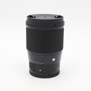 Sigma 16mm f/1.4 DC DN Contemporary Lens for Sony E *USED*