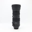 Sigma 150-600mm f/5-6.3 DG OS HSM Sports Lens for Nikon F *USED*