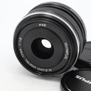 Olympus M.Zuiko Digital 17mm f/1.8 Lens (Black) *USED*