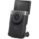 Canon PowerShot V10 Vlog Camera (Silver) w/ ProMaster Bluetooth Remote Tripod *OPEN BOX*