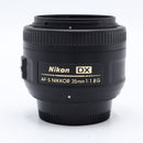 Nikon AF-S DX NIKKOR 35mm f/1.8G Lens *USED*