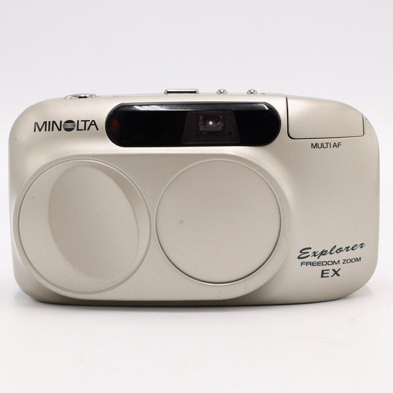 Minolta Explorer Freedom Zoom EX 35mm Point and Shoot Film Camera (Sil