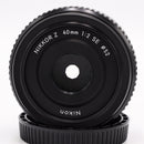 Nikon NIKKOR Z 40mm f/2 (SE) Lens *USED*