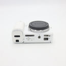 Sony Alpha ZV-E10 Mirrorless Camera (White) *USED*