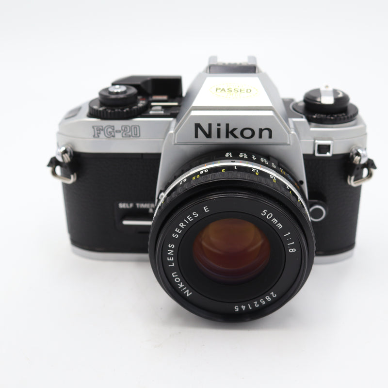 Nikon FG-20 35mm Film Camera with 50mm Lens *USED*