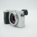 Sony Alpha a6300 Mirrorless Digital Camera (Body Only, Silver) *USED*