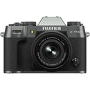 FUJIFILM X-T50 Mirrorless Camera with XC 15-45mm f/3.5-5.6 Lens (Charcoal Silver) *OPEN BOX*