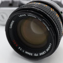 Canon AE-1 35mm Camera Body, with FD 50mm F1/1.4 Lens *USED*