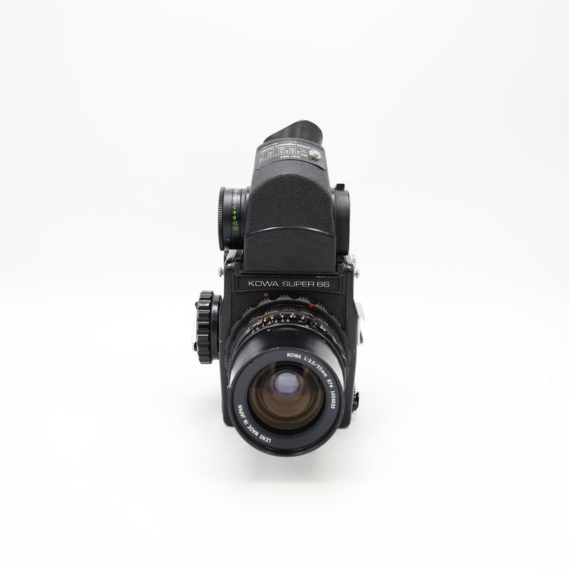 Kowa Super 66 Medium Format Camera Kit with 55mm f/3.5 Lens and Prism