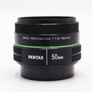 Pentax-DA SMC 50mm f/1.8 Lens *USED*