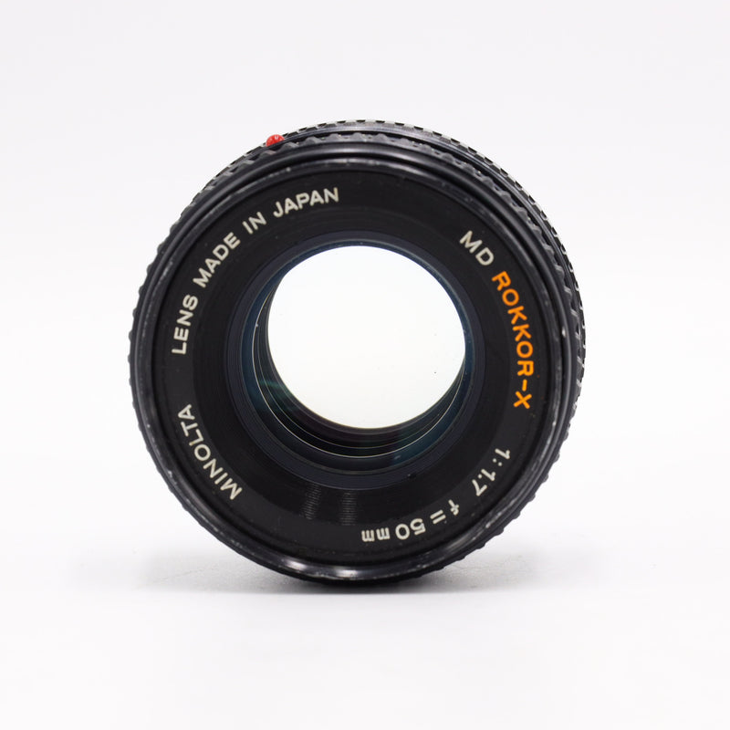 【完動品】minolta XD / MD ROKKOR 50mm F1.7 Minolta Rokkor-X 50mm f1.7 Lens for Minolta MD *USED*