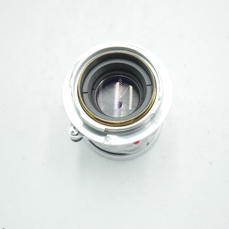 Leica 50mm F/2 Summicron Rigid (Silver) *USED*