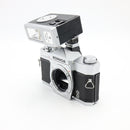 Konica Autoreflex A1000 35mm Film Camera w/ Kako Hi-Beam II Flash *USED*