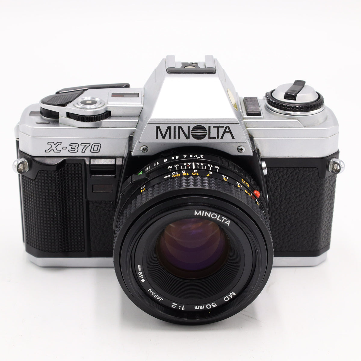 Minolta X-370 35mm SLR Film Camera w/ 50mm f/2 Lens *USED*