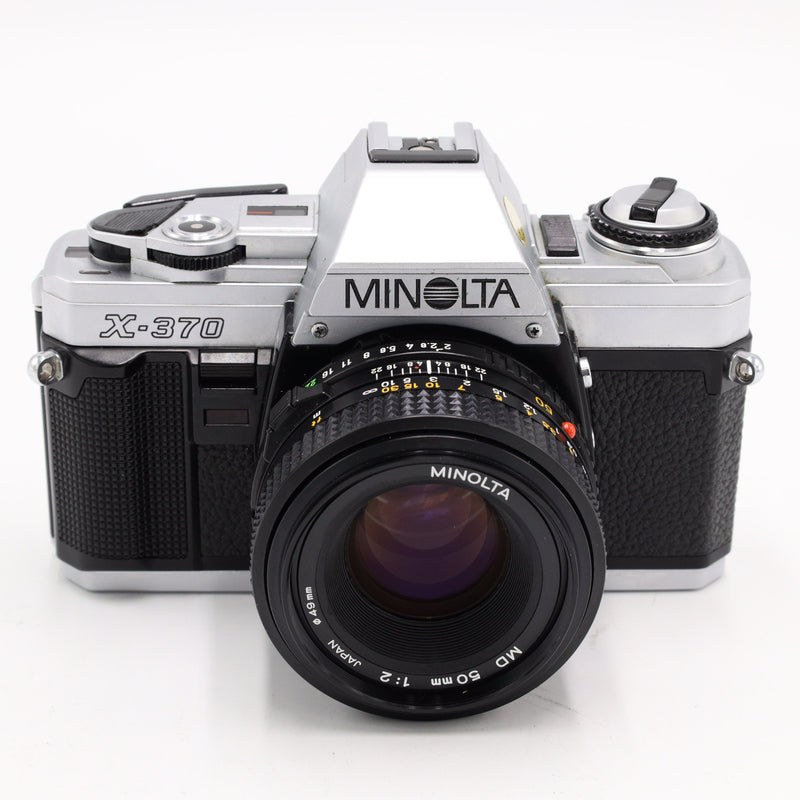Minolta X-370 35mm SLR Film Camera w/ 50mm f/2 Lens *USED*