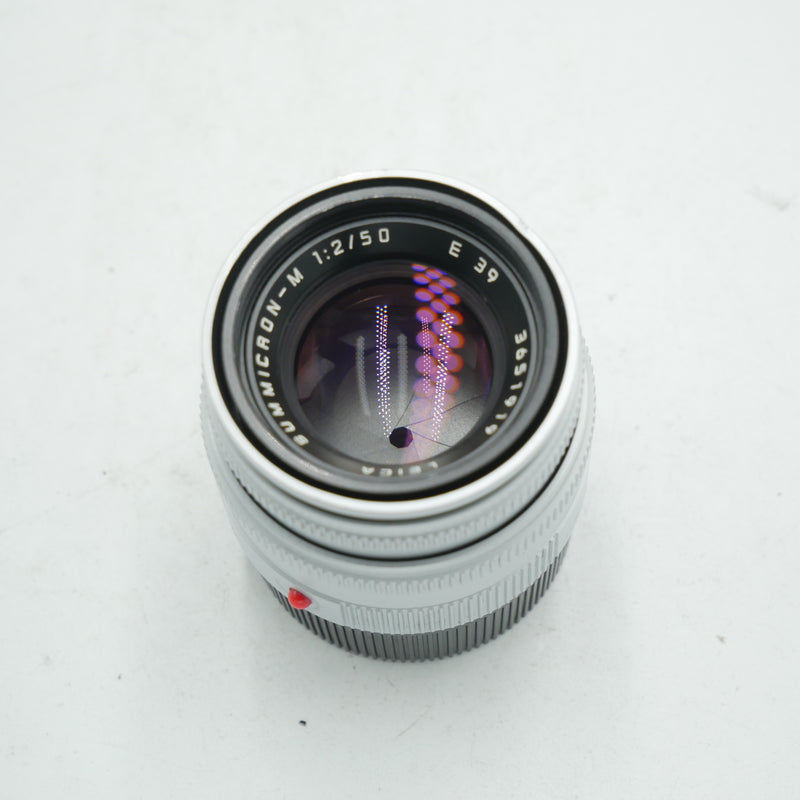 Leica Summicron-M 50mm F/2 (Silver) *USED*