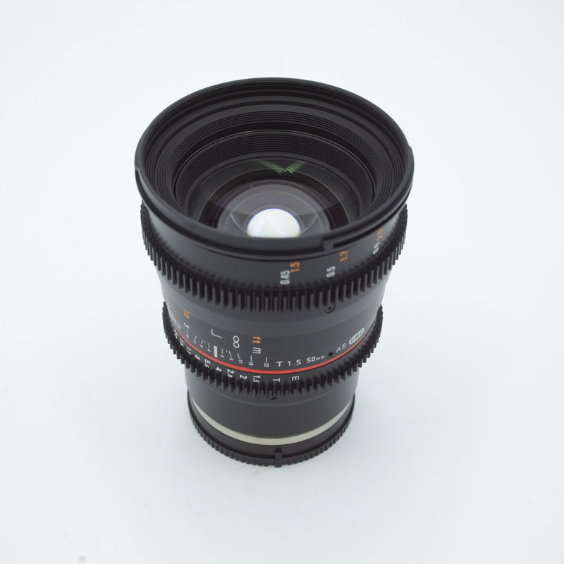 Rokinon 50mm T1.5 AS UMC Cine DS Lens for Sony E Mount *USED*