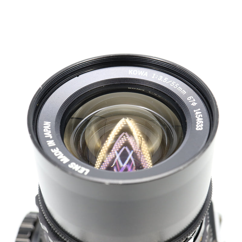 Kowa Super 66 Medium Format Camera Kit with 55mm f/3.5 Lens and Prism