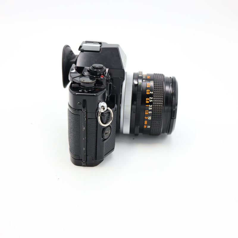 Canon A-1 35mm Film Camera with 28mm f/2.8 S.C. Lens *USED*