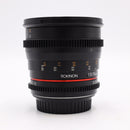 Rokinon 50mm T1.5 AS UMC Cine DS Lens for Canon EF Mount *USED*